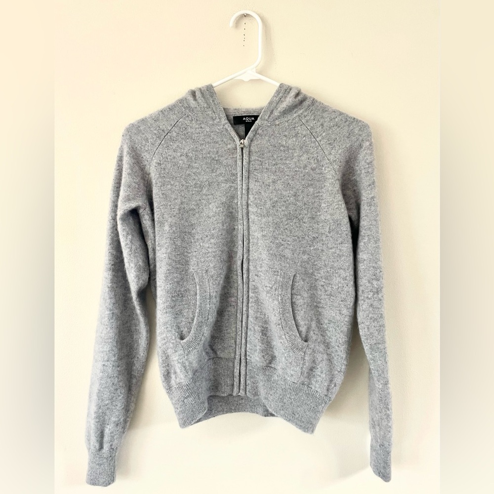 Bloomingdale’s Aqua girls cashmere sweater